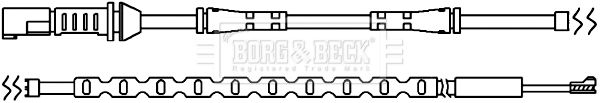 BORG & BECK Сигнализатор, износ тормозных колодок BWL3102